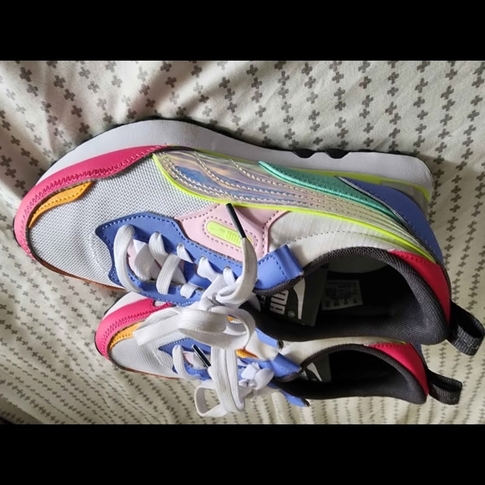 Puma Kids Colorful Sneakers - Blue, Pink, Yellow, Green